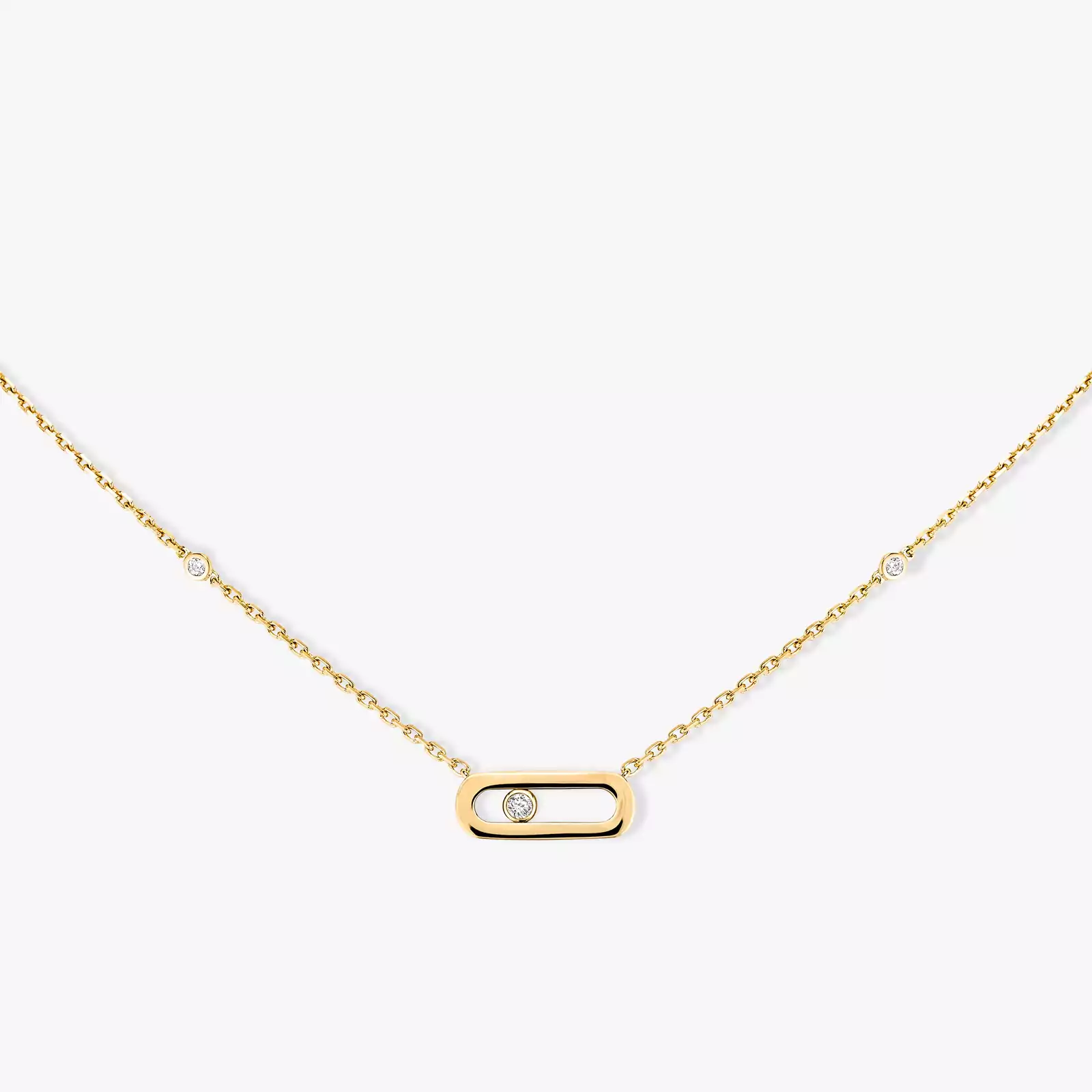 Collier Femme Or Jaune Diamant Move Uno Or 10053-YG