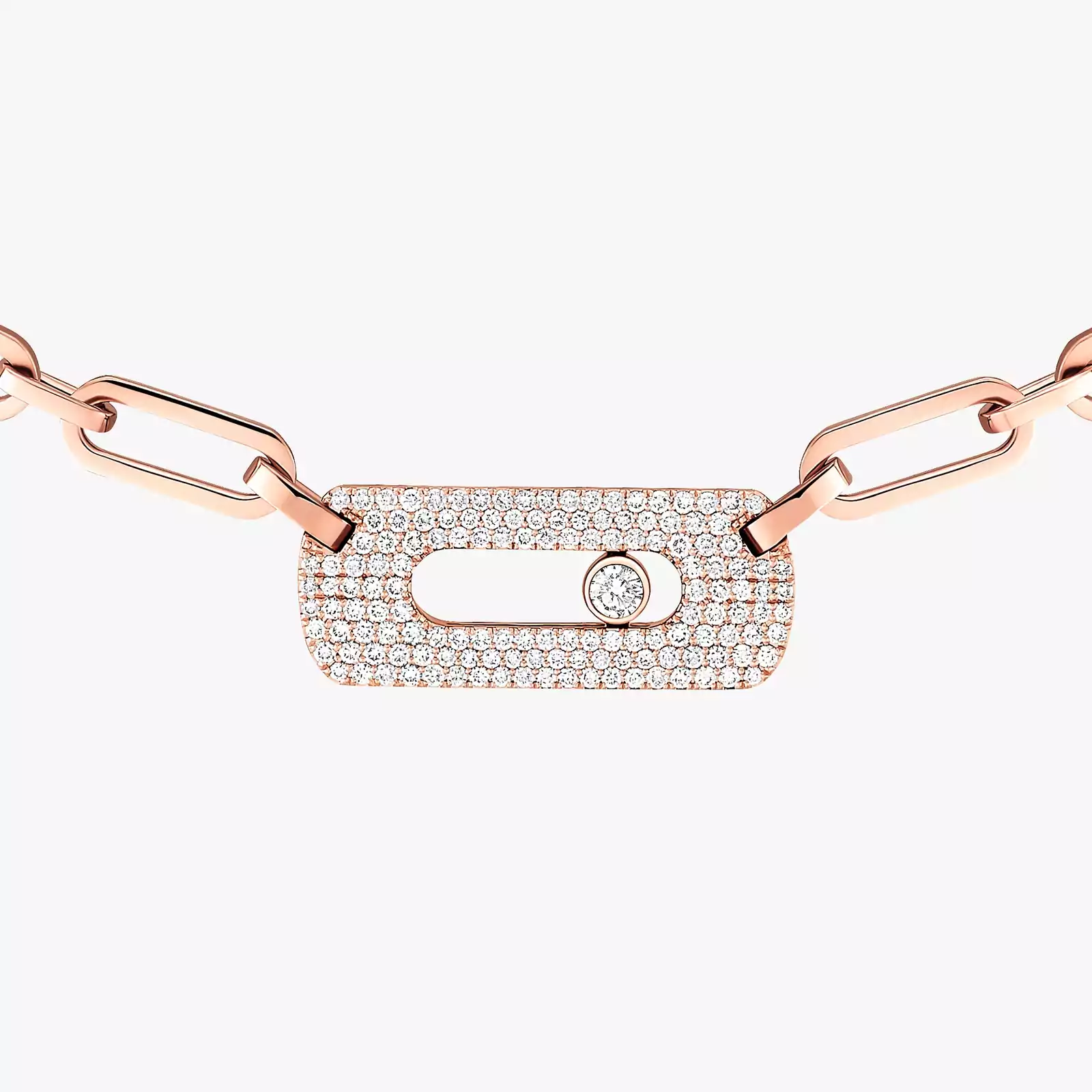 Collier Femme Or Rose Collier Move Link 12095-PG