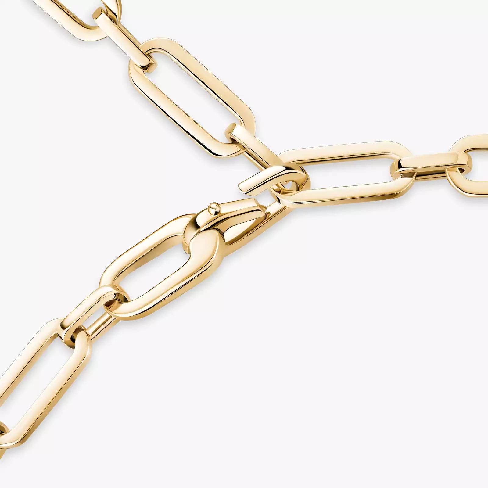 Collar Mujer Oro amarillo Diamante Collar Move Link 12095-YG