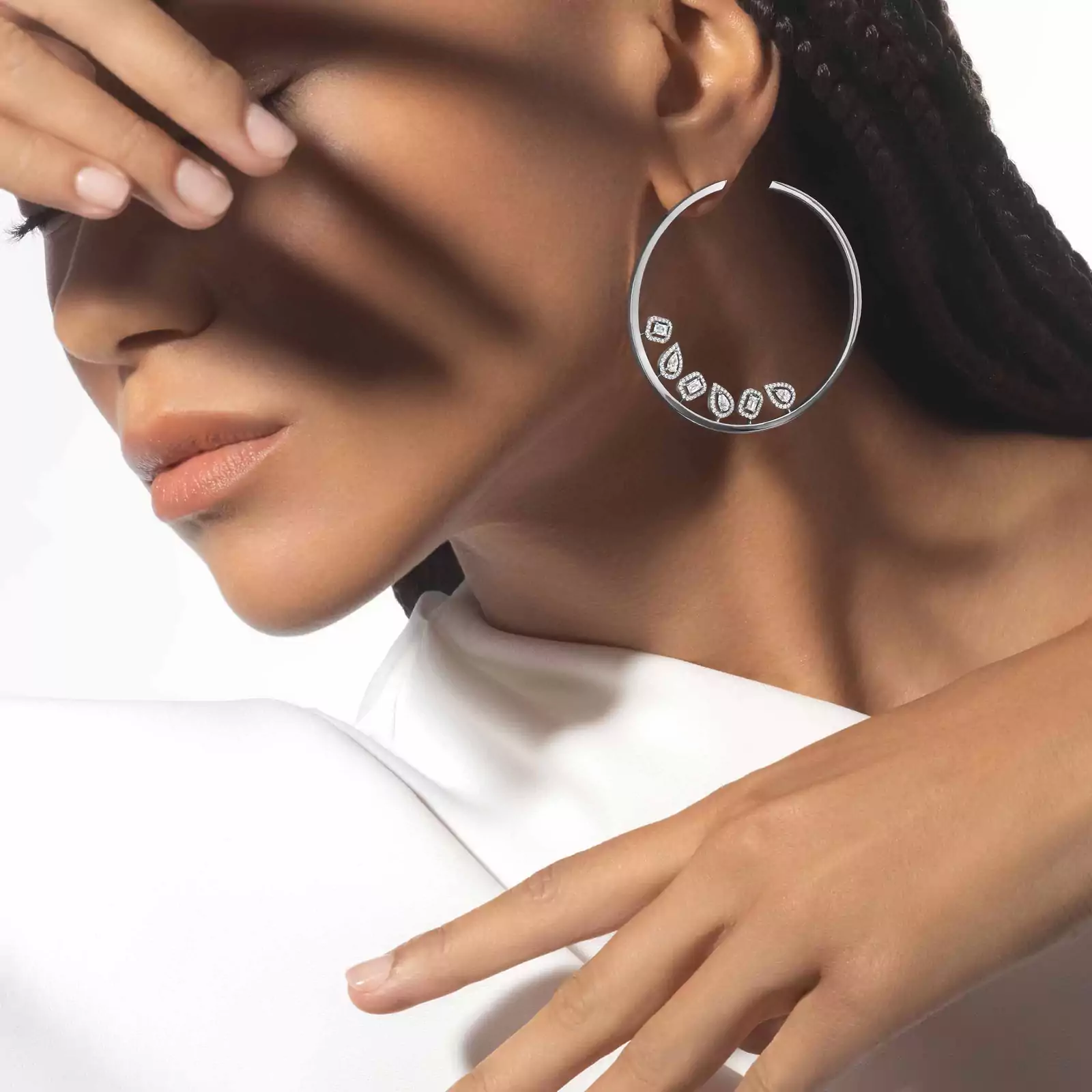 Messika hoop earrings shop