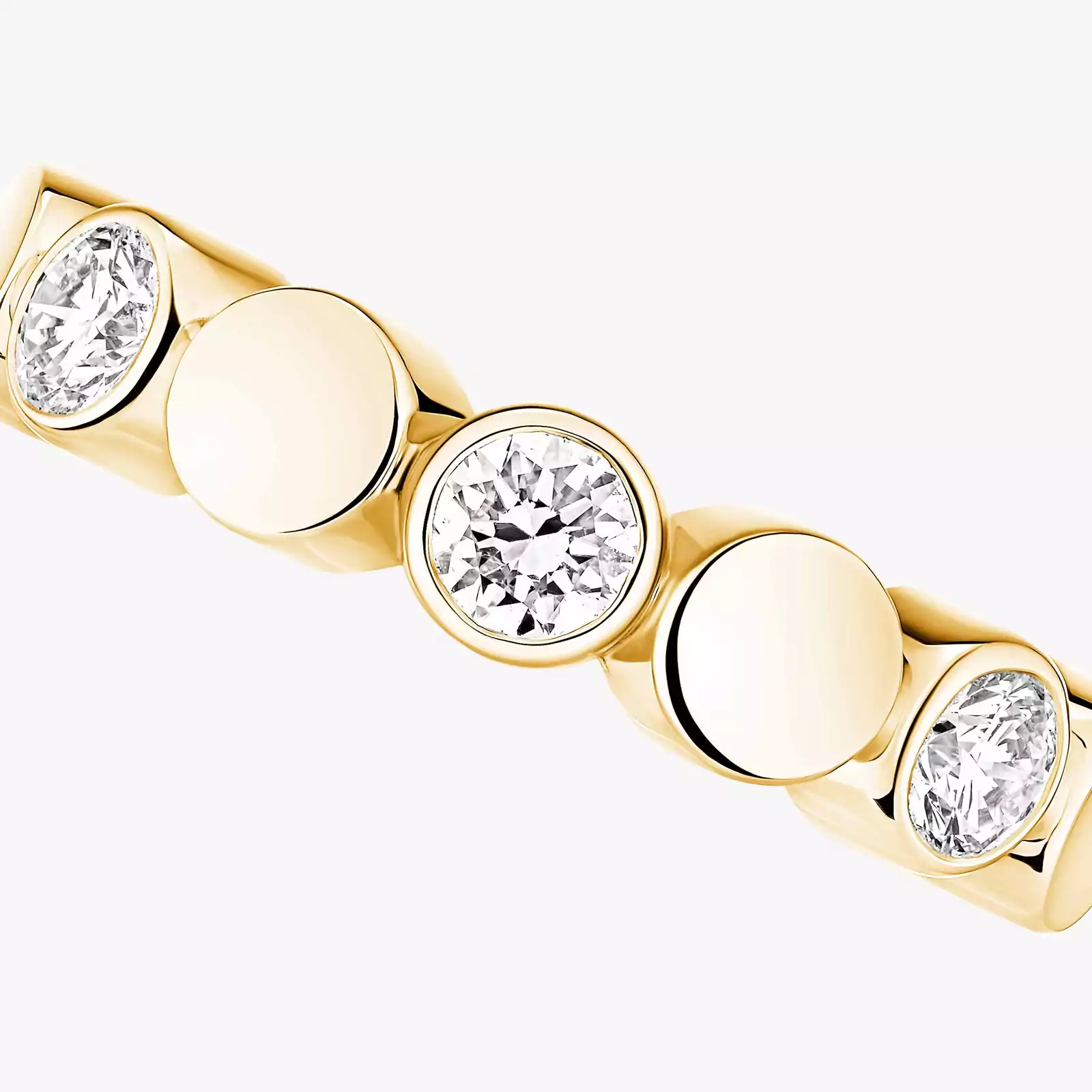 D-Vibes Mono Clip Earring Yellow Gold For Her Diamond Earrings 13151-YG