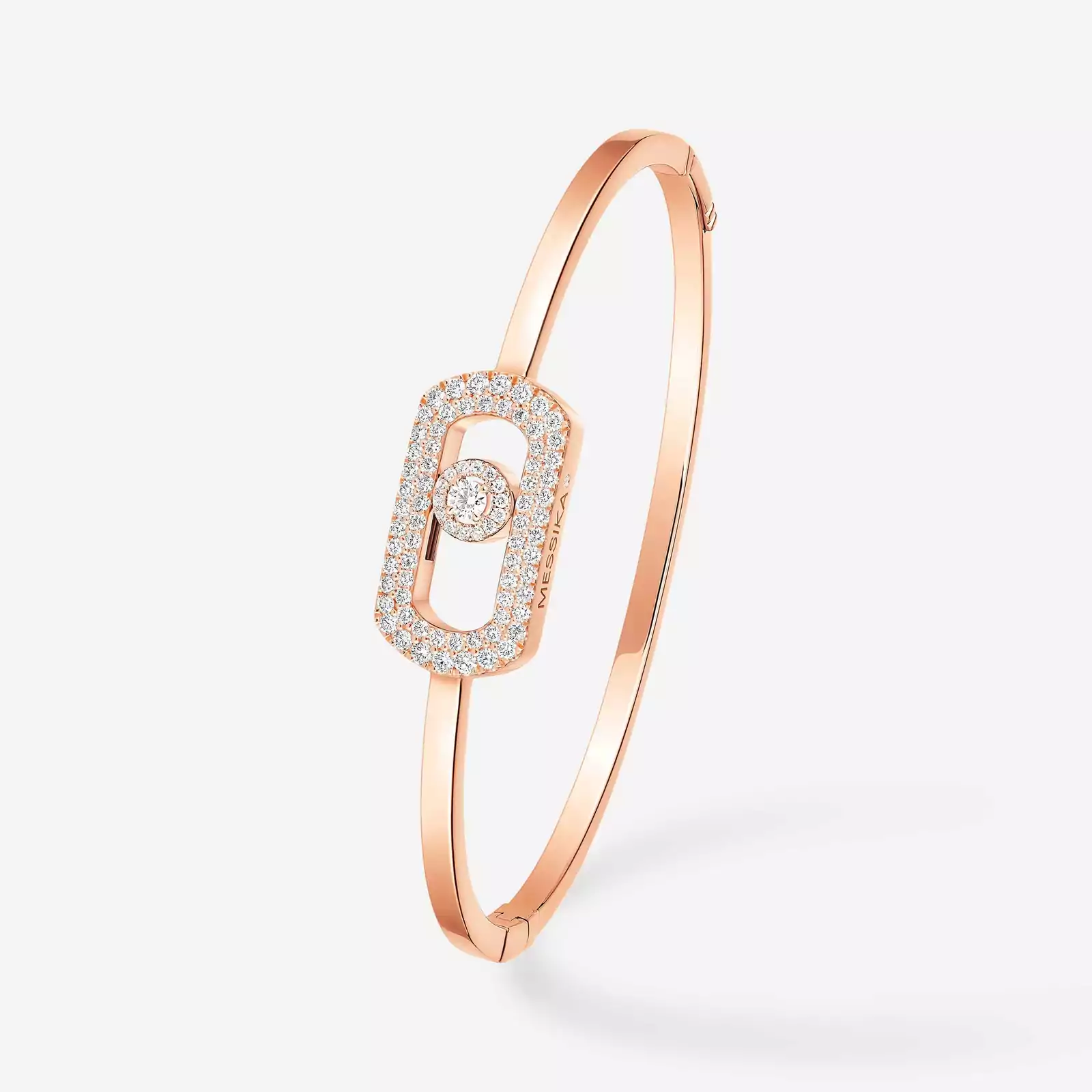 Bracelet For Her Pink Gold Diamond سوار So Move الصلب المرصوف 13428-PG