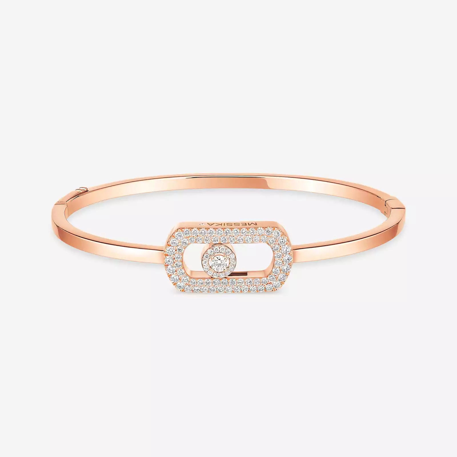 Bracelet For Her Pink Gold Diamond سوار So Move الصلب المرصوف 13428-PG