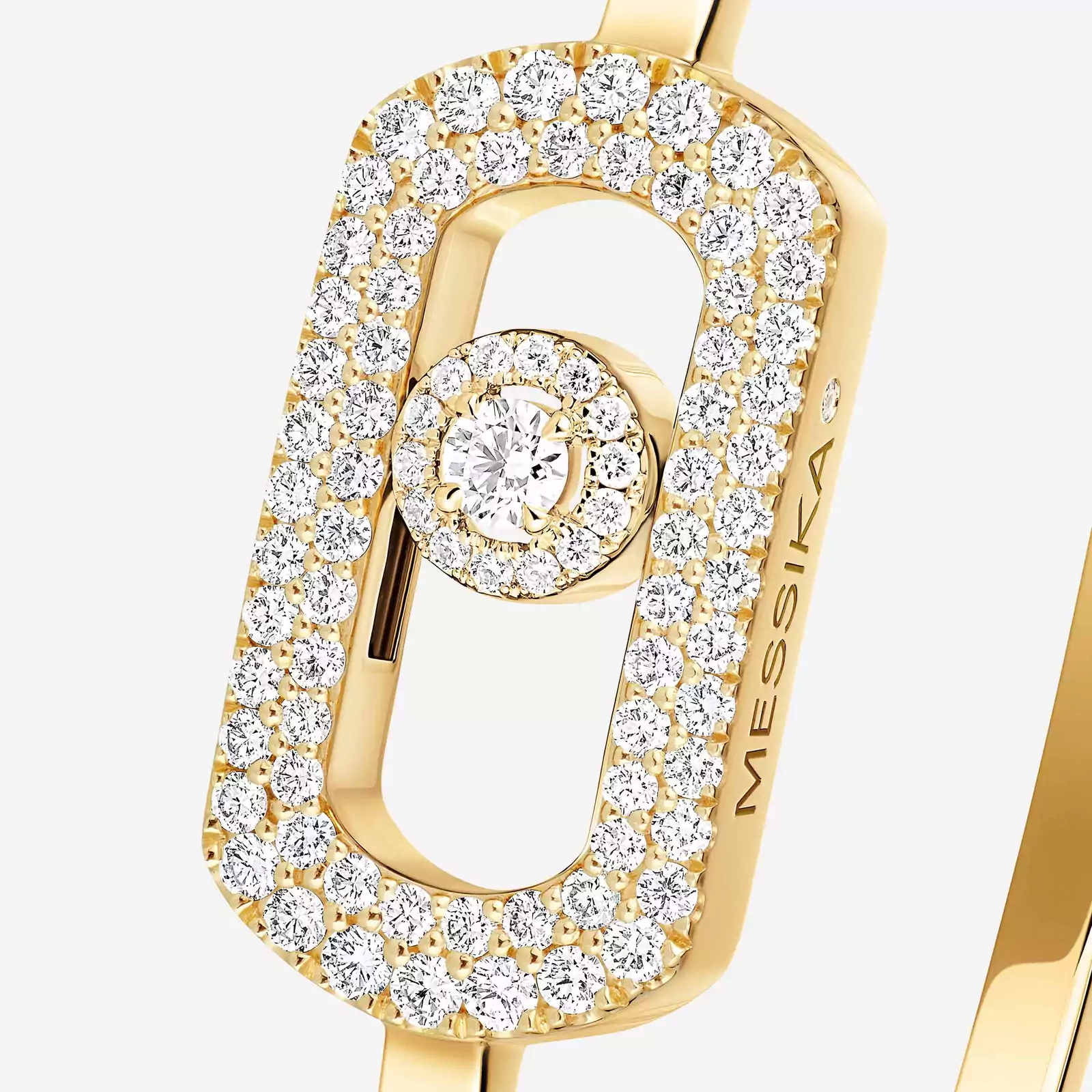 So Move Pavé Bangle Yellow Gold For Her Diamond Bracelet 13428-YG