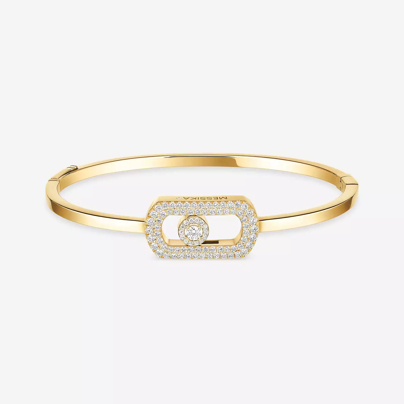 So Move Pavé Bangle Yellow Gold For Her Diamond Bracelet 13428-YG