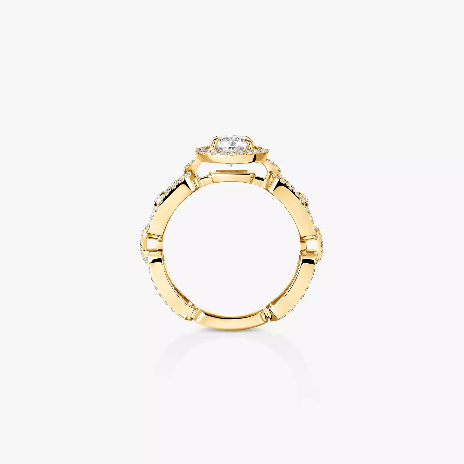 【値下げ】 ムーヴ リンク》ダイヤモンド イエロー ソリテールリング アクセサリー