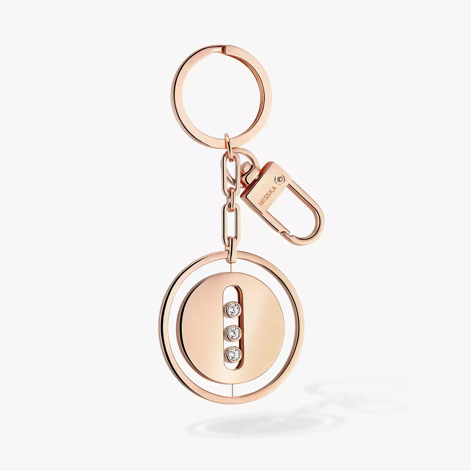 Accessoires Mixte Plaqué Or Rose Porte clefs Lucky Move 12059-LP