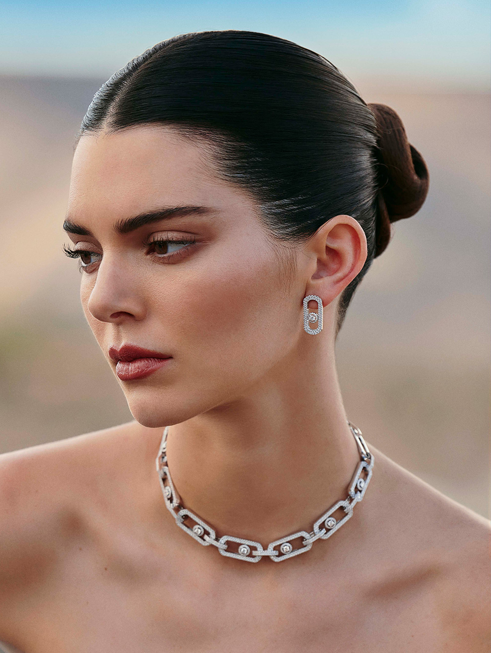 collier diamant pour femme, collier de luxe