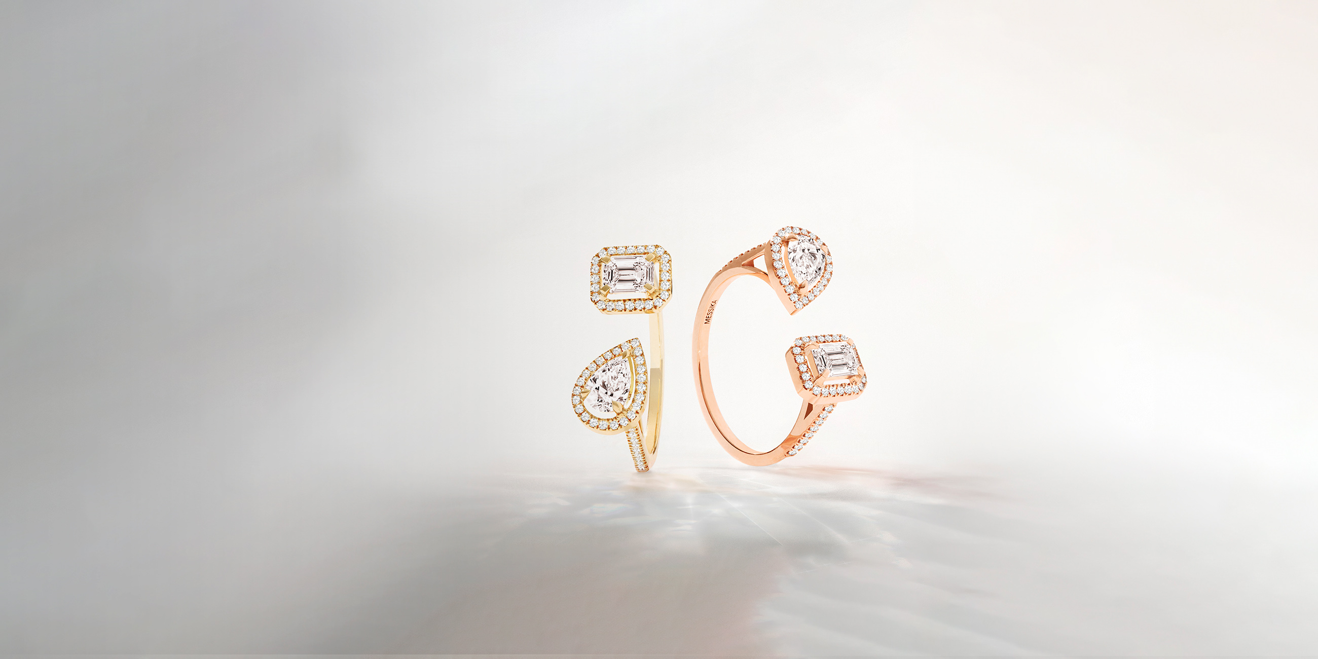 Luxury gold and diamond jewelry